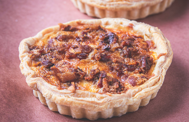 Bacon & Vintage White Cheddar Quiche
