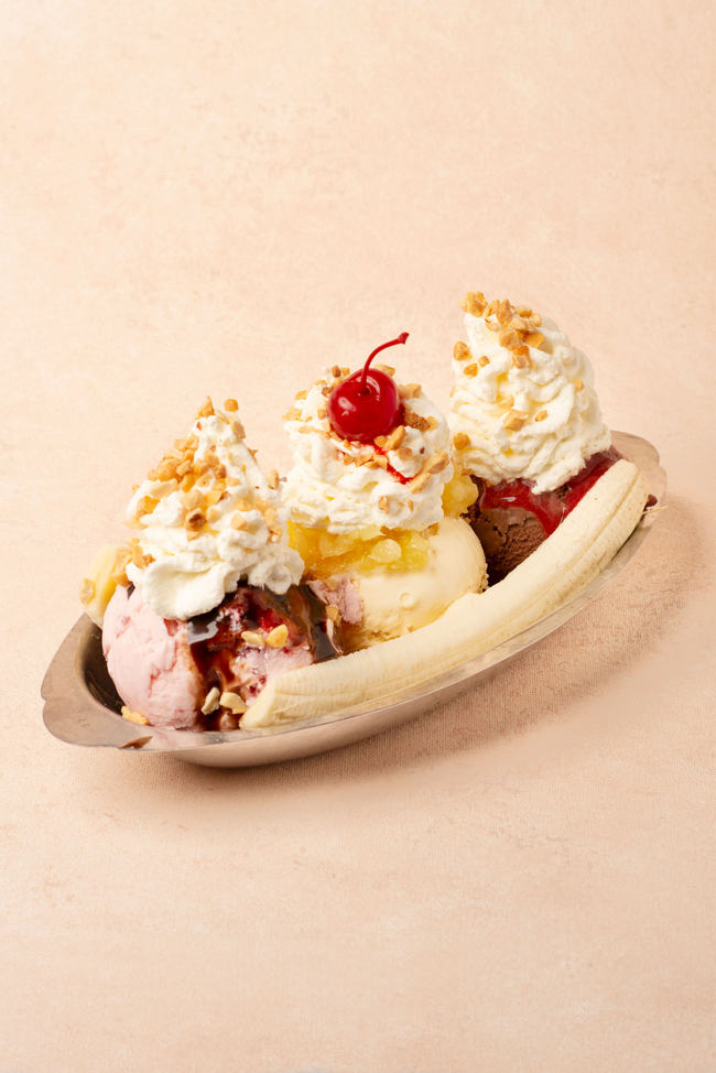 Banana Split Sundae