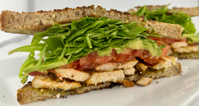 Chicken Paillard Sandwich