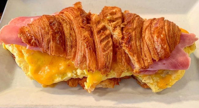 Croissant Breakfast Sandwich