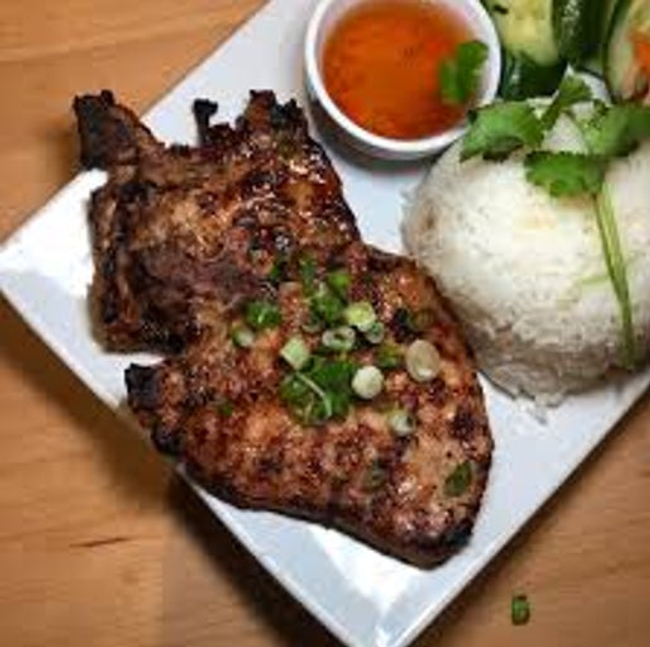33. Pork Chop Rice Dish -Cơm sườn