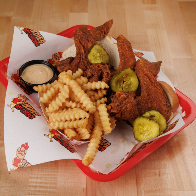 Combo #4  /3 Pc Jumbo Wings with Fries (3W)