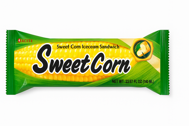 Sweet Corn Ice Cream Sandwich