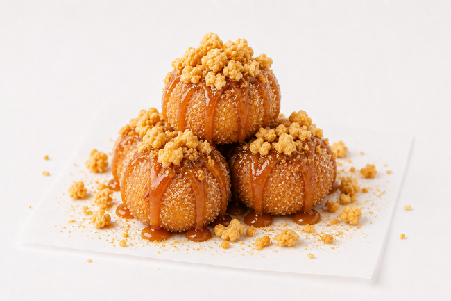 🍿 Caramel Popcorn Crunch Pretzel Bites