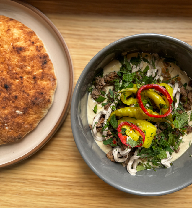Berbere Lamb Hummus