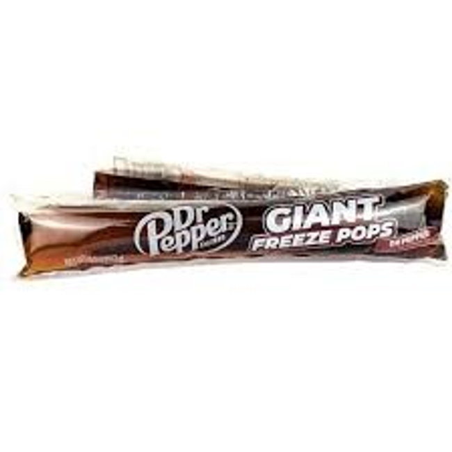 Giant Dr Pepper Freeze Pops