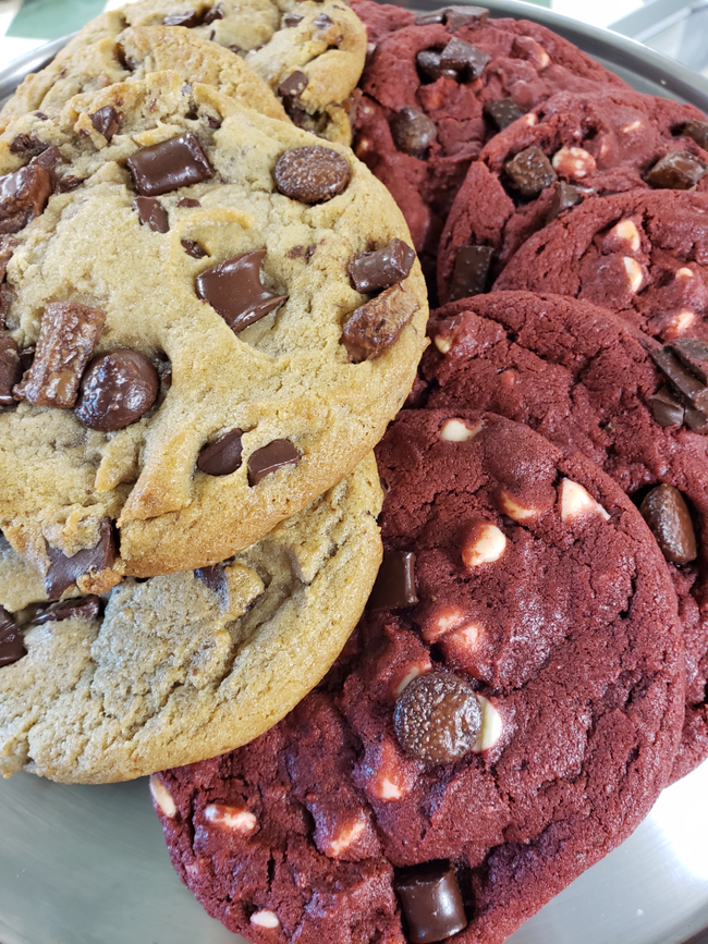 Jumbo Carmel Apple Cookies