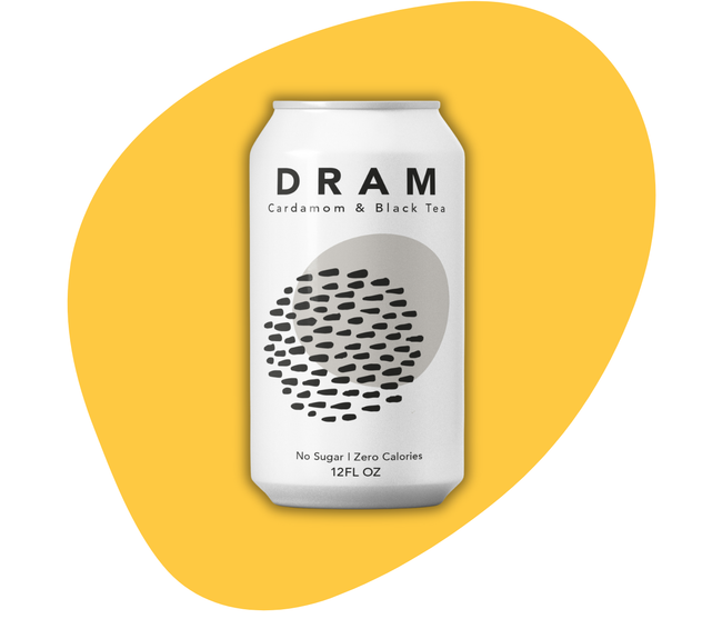 DRAM Cardamom & Black Tea Sparkling Water (12oz)