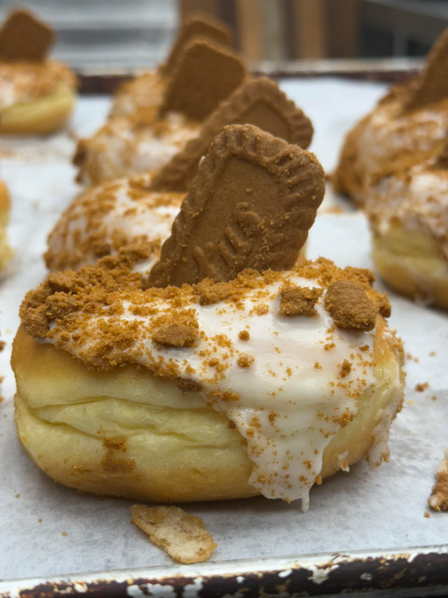 Biscoff Lotus Glazed Donut