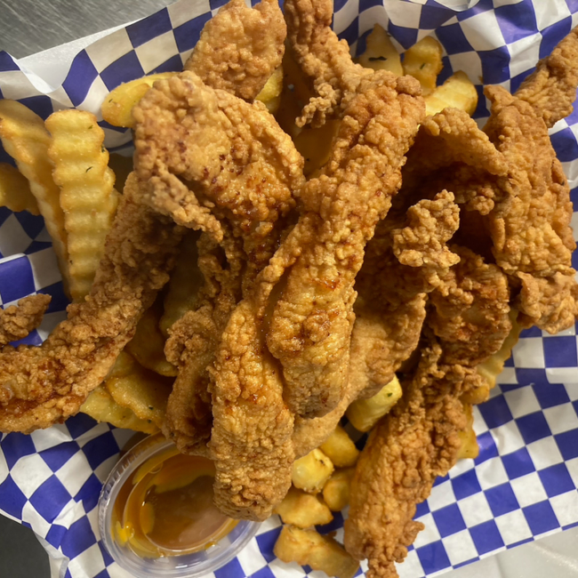 6pc Chicken Strips & Fries