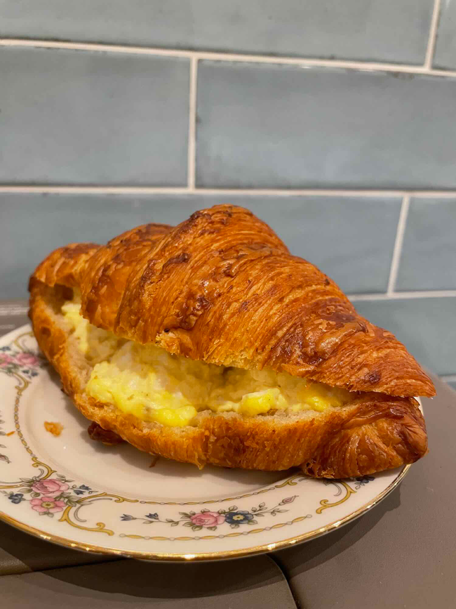 Egg Salad Croissant with French Ham (OL)