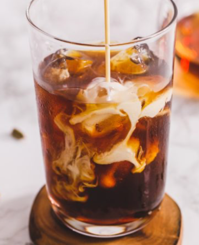 ICED Cardamom Maple Latte