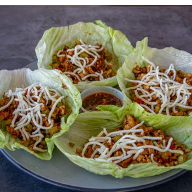 Chicken Lettuce Wraps Tray