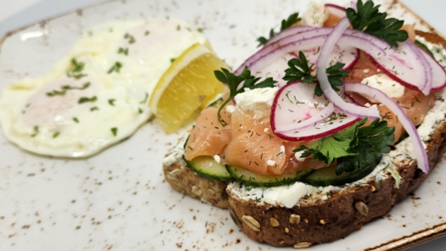 Smoked Salmon Tzatziki Toast