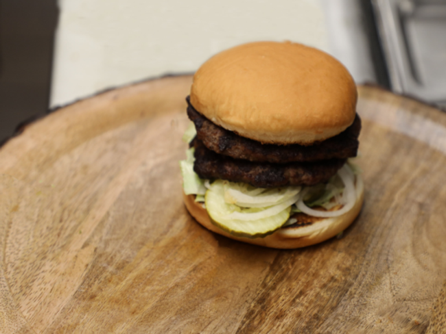 DBL CHARBROILED HAMBURGER