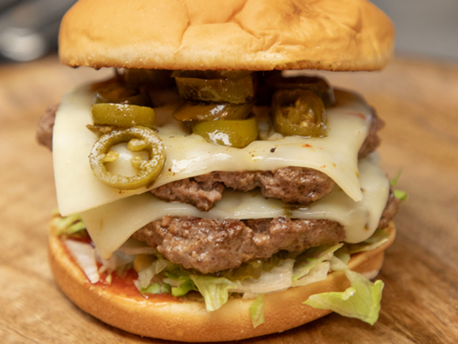 DBL JALAPENO JACK BURGER