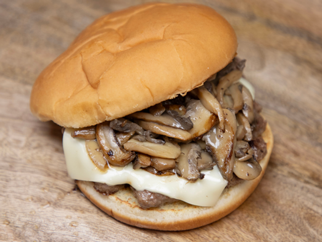 MUSHROOM SWISS BURGER