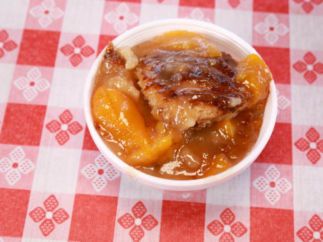 Small Peach Cobbler