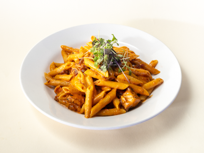 Penne and Salmon