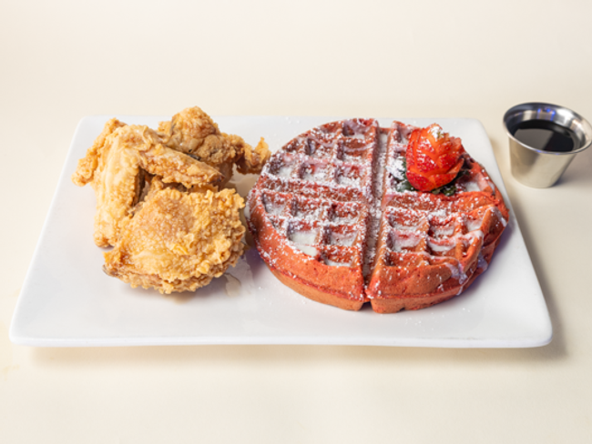 Red waffle chix