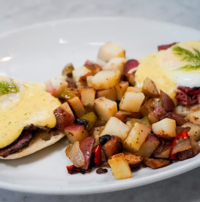 Pastrami Benedict