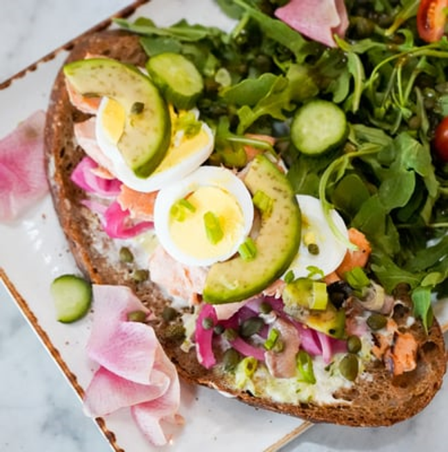 Smoked Salmon Tartine