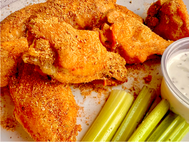 SPICY DRY RUB WINGS