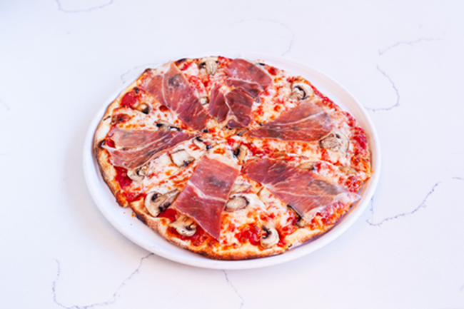 Funghi E Prosciutto Pizza 14"