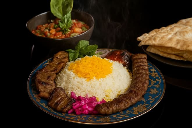 Combo 2 (Beef Chenjeh & Beef Koobideh)