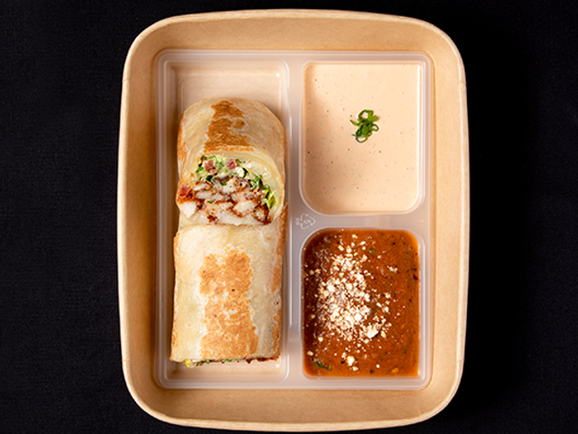 Fried Chicken Burrito