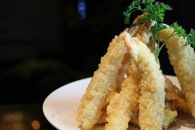 Shrimp Tempura (5pcs shrimp w. vegetable)