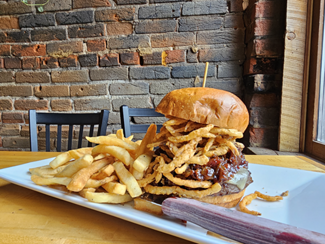 Whiskey Jam Beef Burger