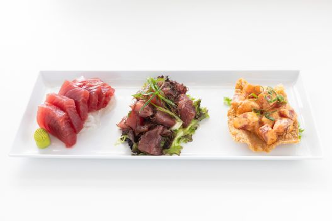 Sashimi and Ahi Trio