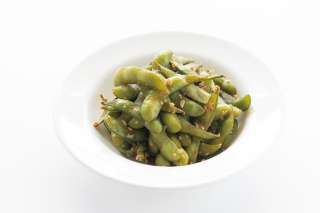 Spicy Garlic Edamame