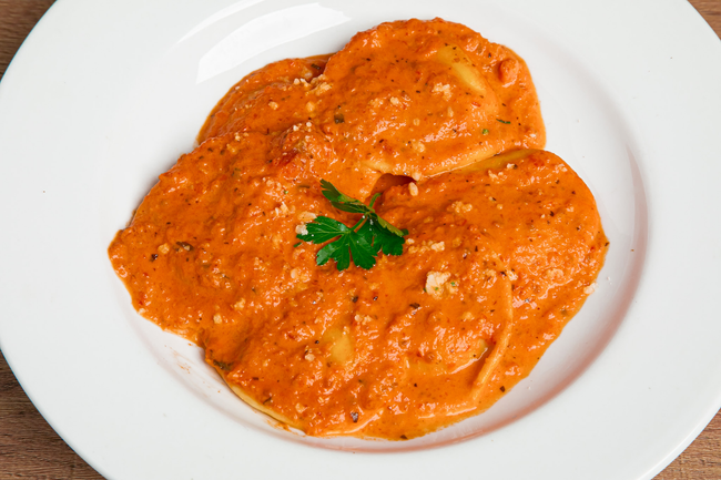 Cheese Ravioli with Meat