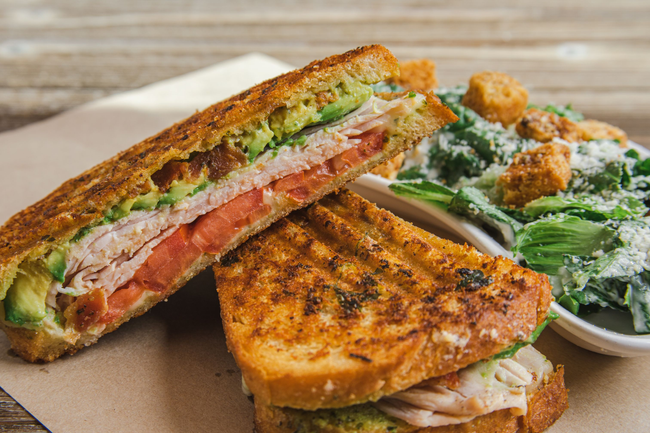 Turkey Bacon Avo Panini