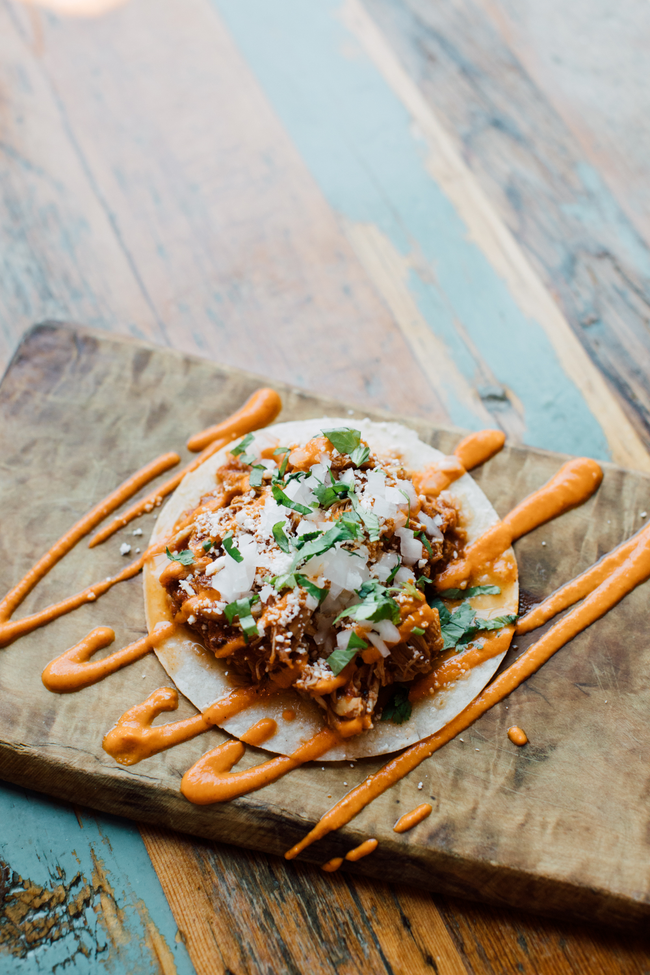 CHICKEN TINGA  TACO