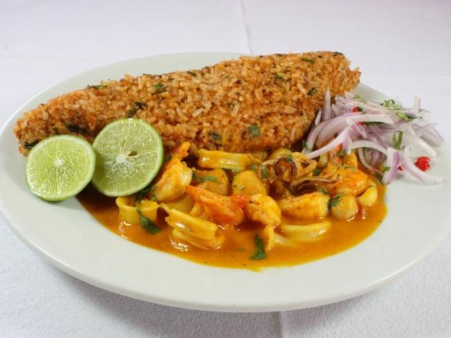 Tacu-Tacu con Mariscos