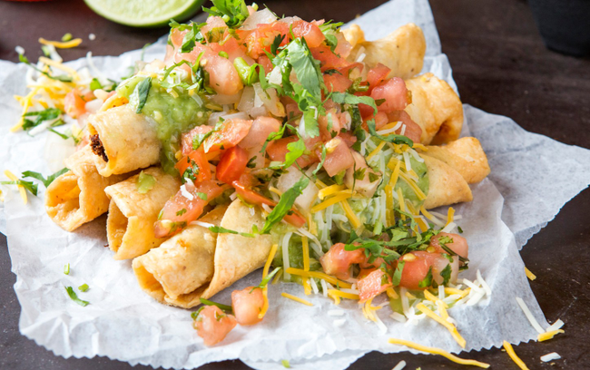 Chicken Rolled Tacos