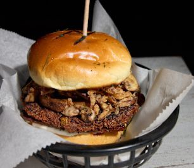 BBQ Bacon Mushroom Burger