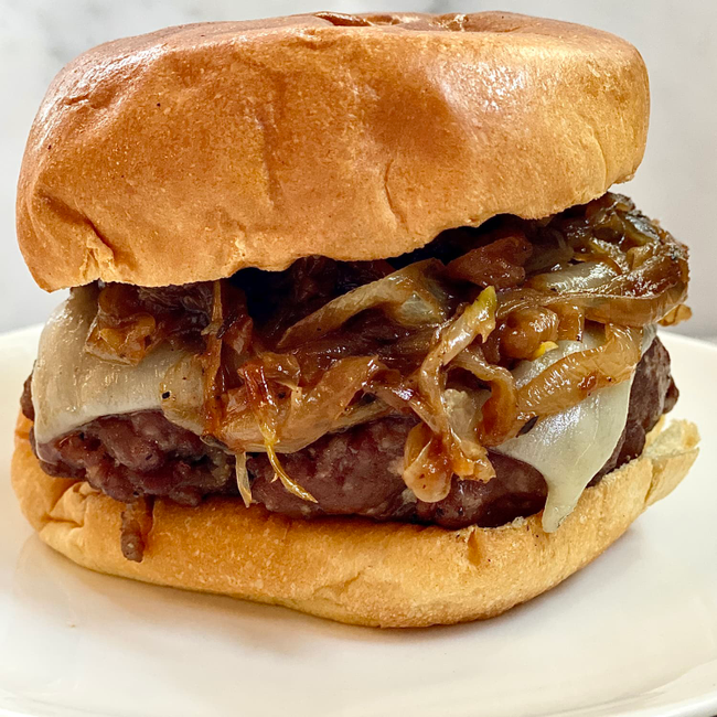 French Onion Burger