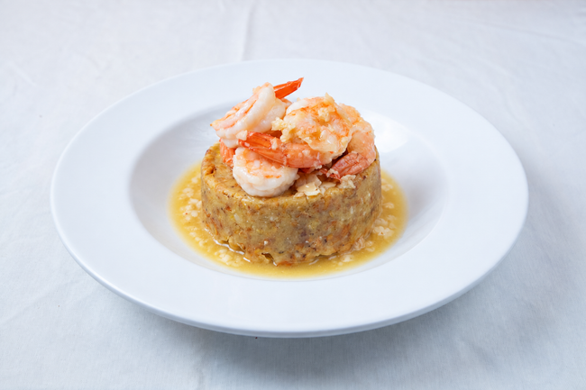 Garlic Shrimp Mofongo
