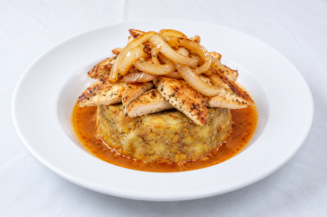 Grilled Chicken Breast Mofongo