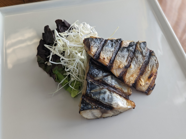 Saba (Spanish Mackerel) Shioyaki