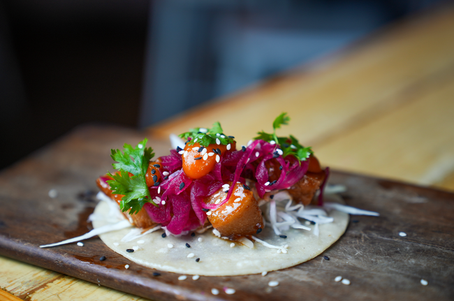 CRISPY PORK BELLY TACO