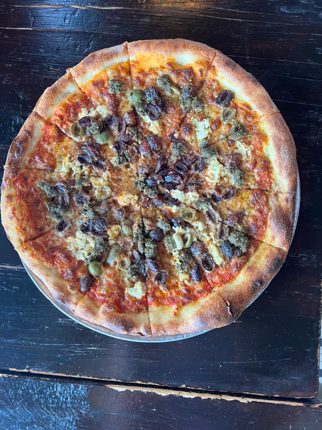 Lamb Sausage Pizza