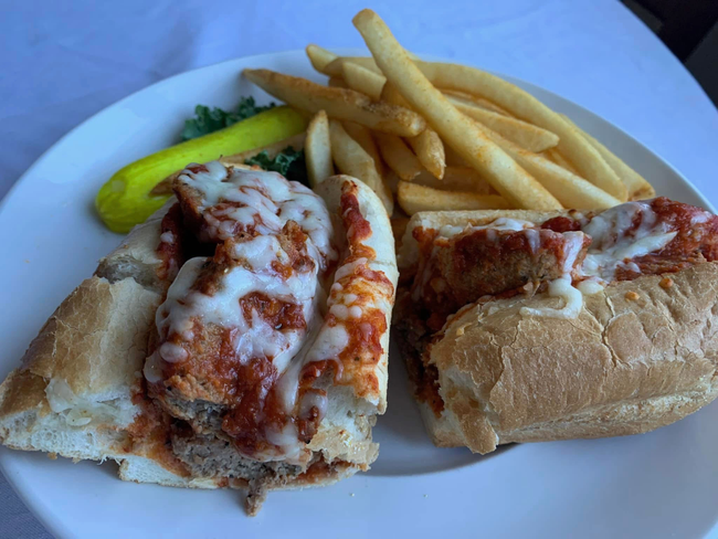 Veal Parmigiana Sandwich