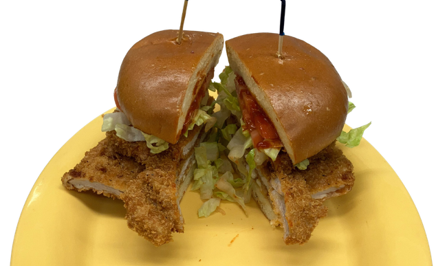 Pork Schnitzel Sandwich