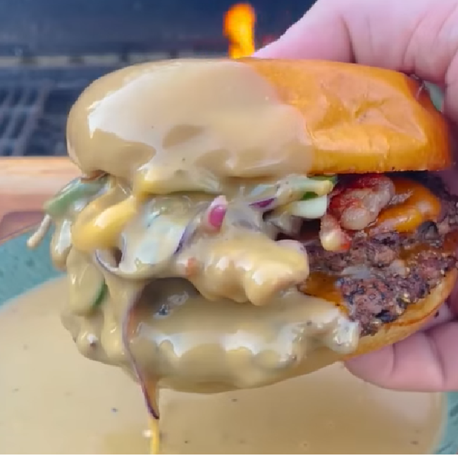 Beer Cheese Burger