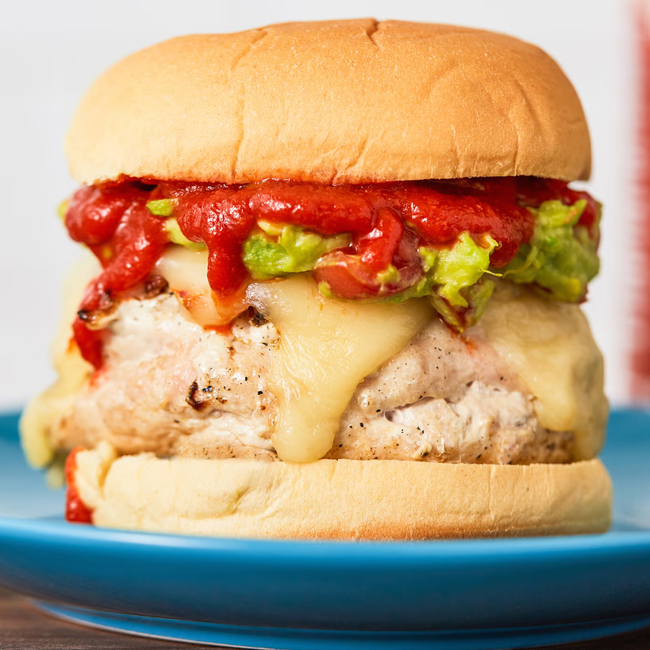 Sriracha Avocado Turkey Burger
